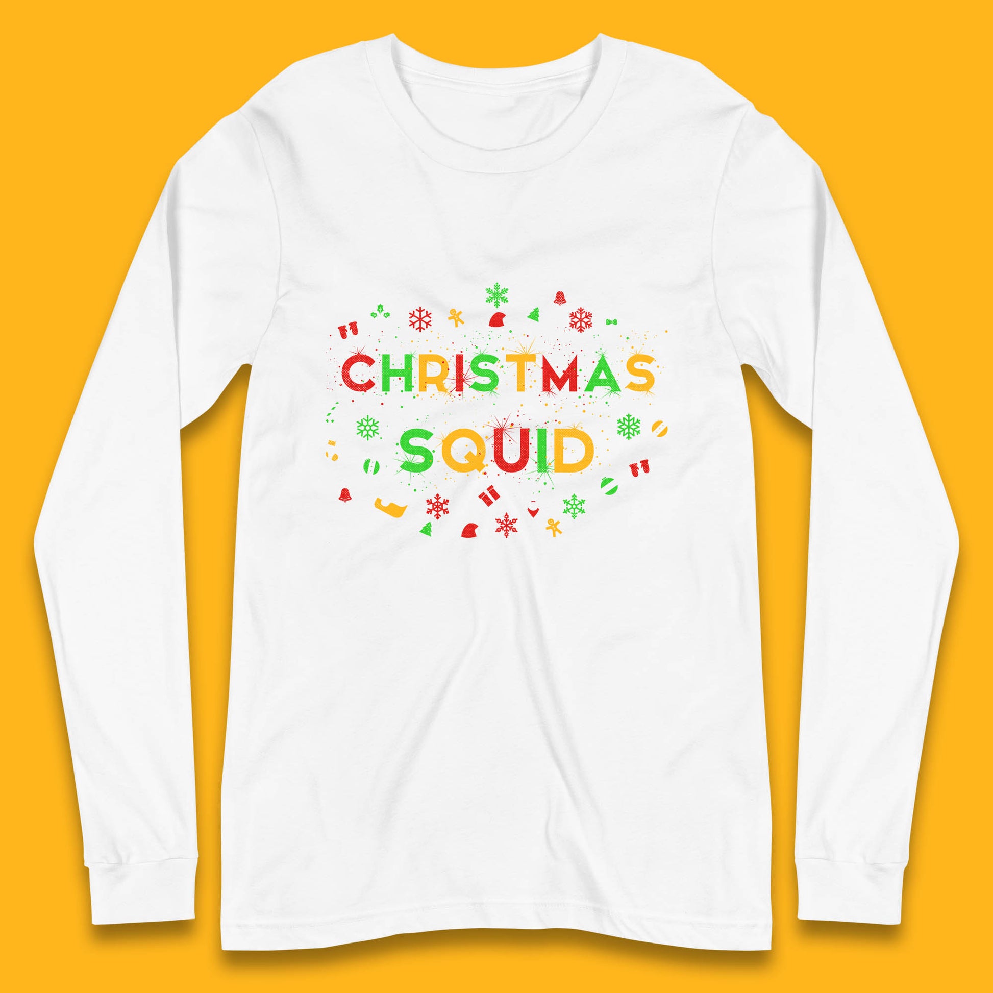 christmas squad matching long sleeve t shirt