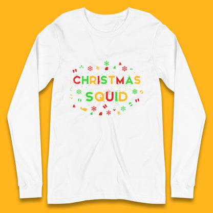christmas squad matching long sleeve t shirt