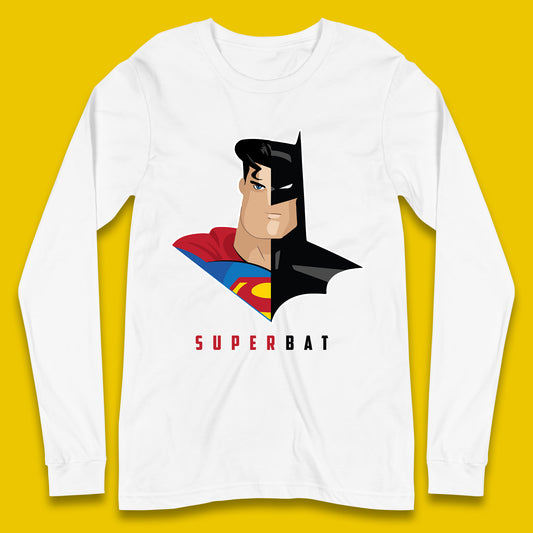 Super Bat Batman V Superman: Dawn Of Justice Superhero Film Comic Book Characters DC Comics Long Sleeve T Shirt