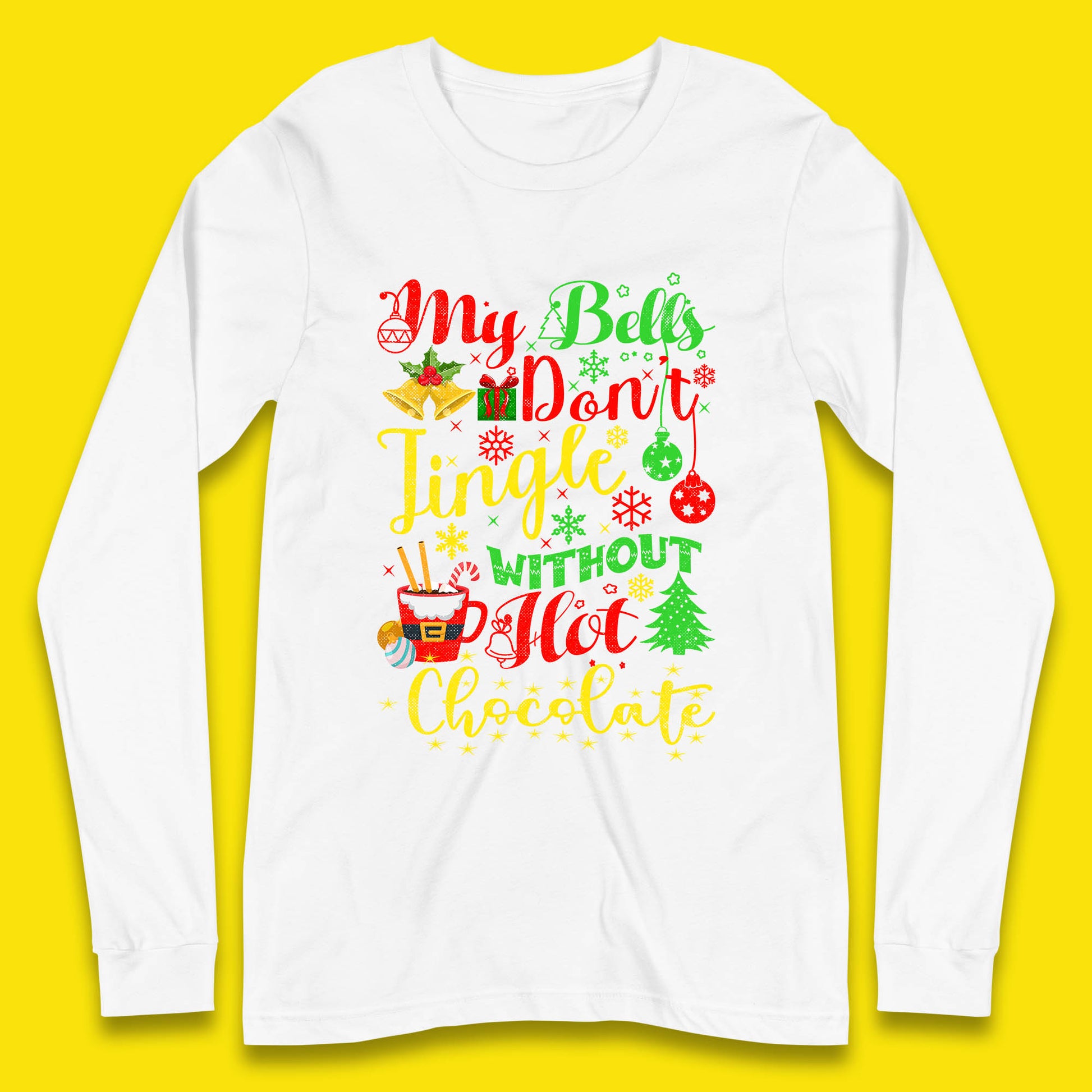 christmas jingle bells long sleeve t shirt