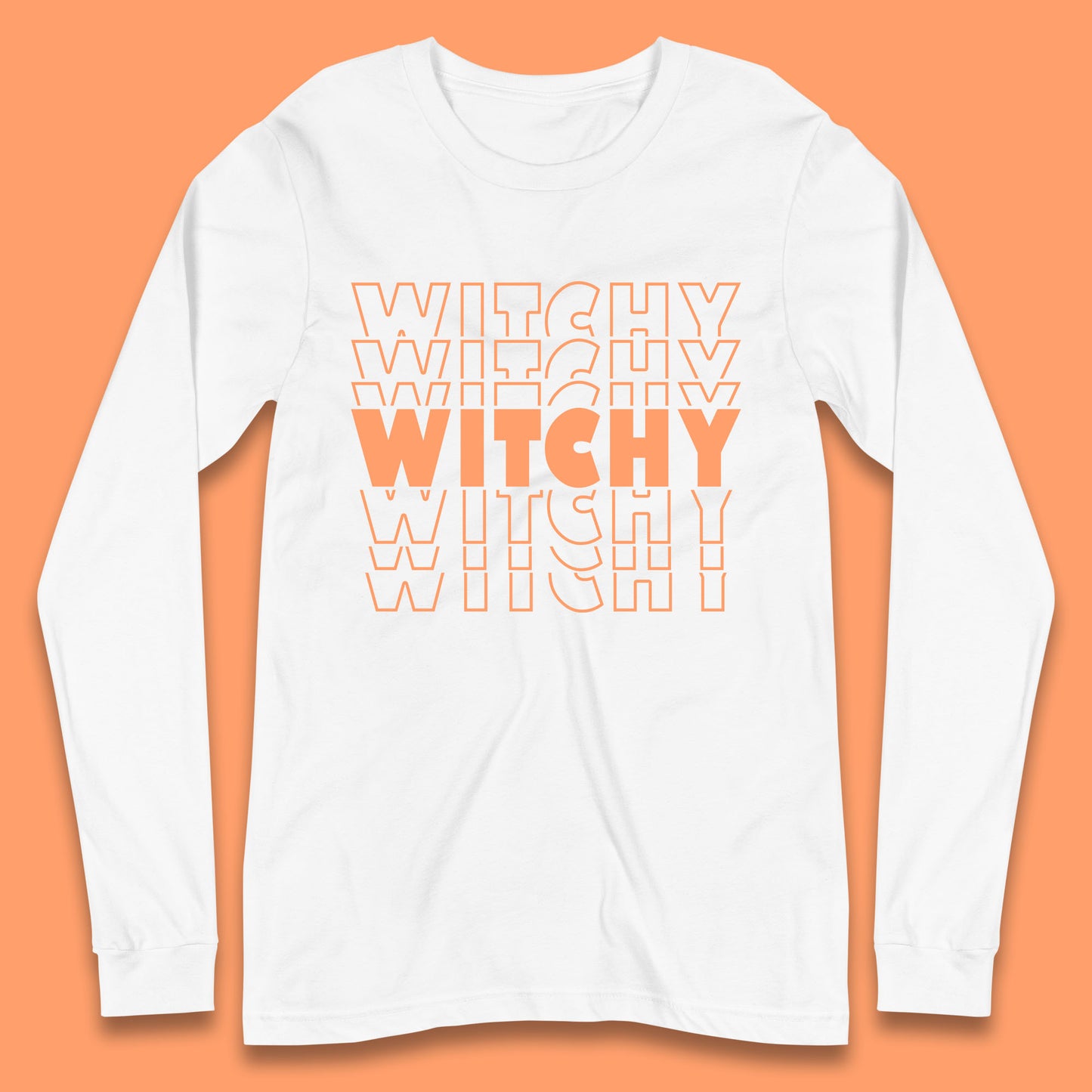 Witchy Halloween Witches Spooky Witch Vibes Witchy Aesthetic Halloween Party Long Sleeve T Shirt