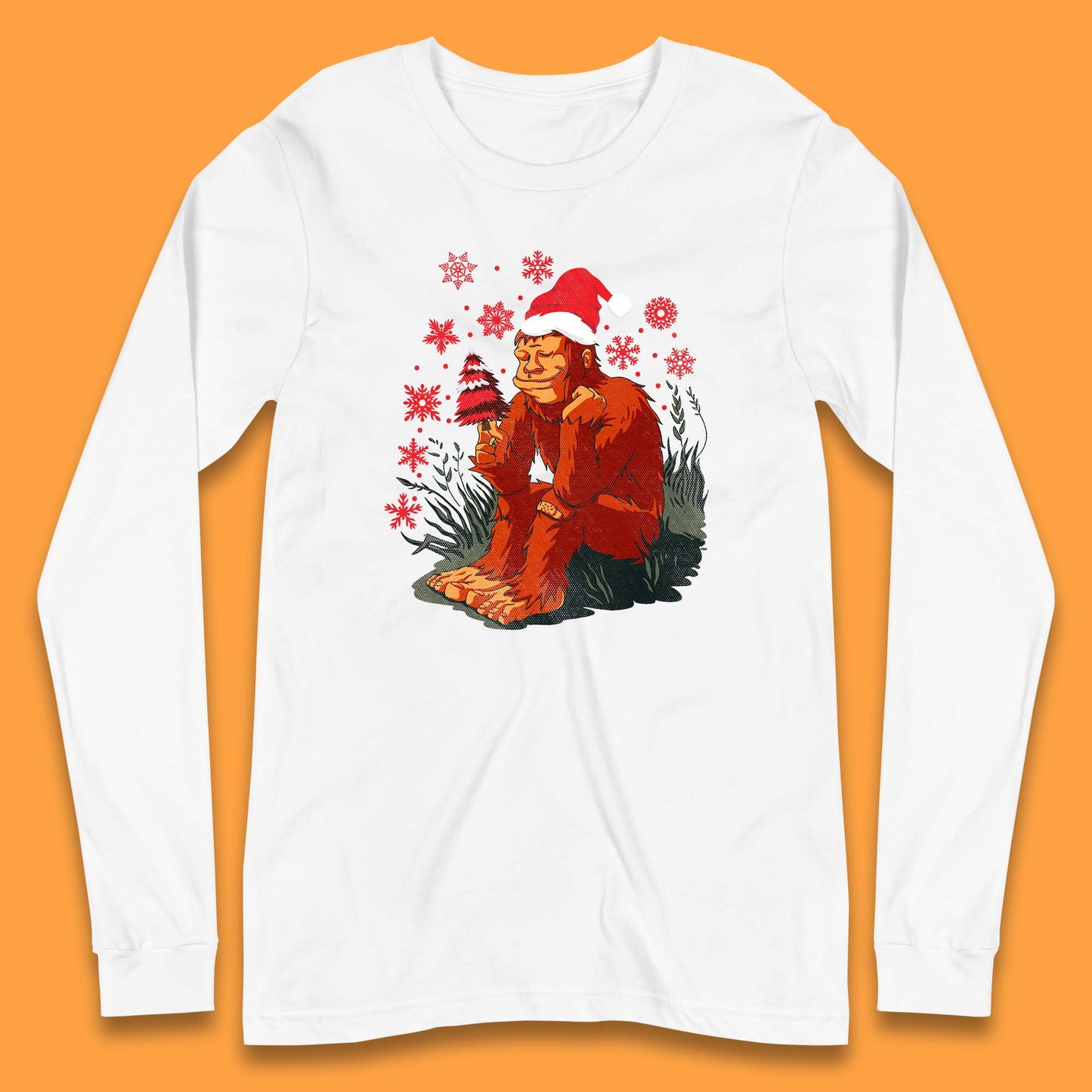 big foot christmas shirt