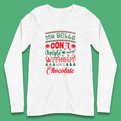 funny christmas chocolate long sleeve t shirt