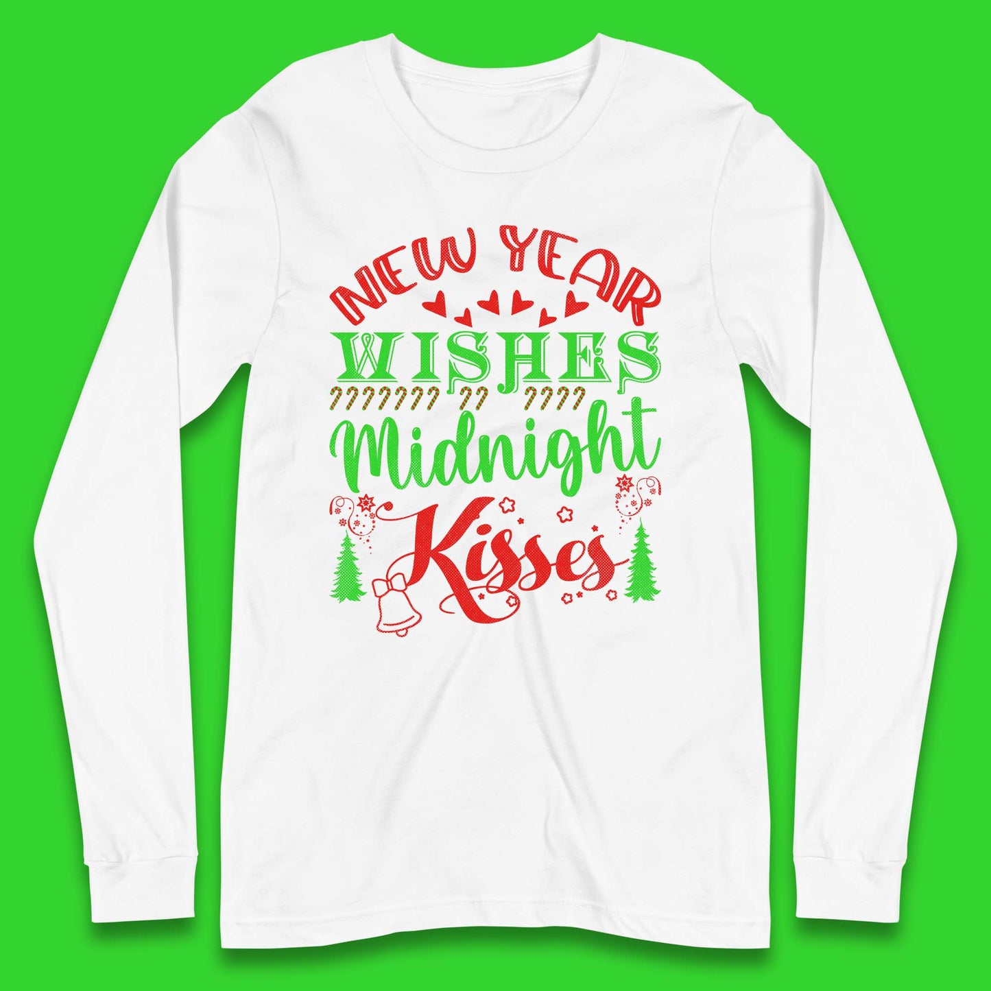 new year wishes christmas long sleeve t shirt