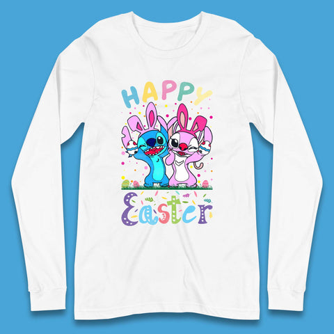 Happy Easter Stitch Long Sleeve T-Shirt