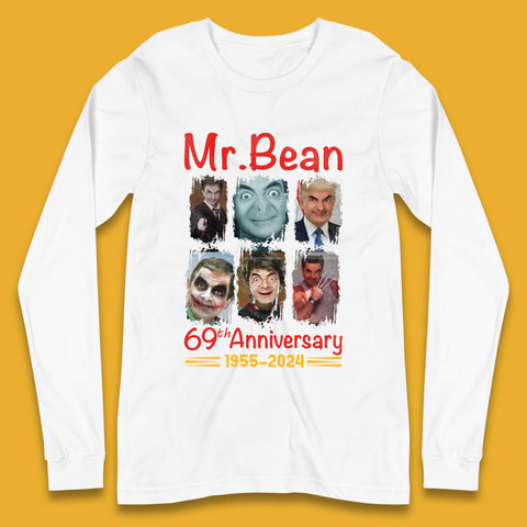 Mr. Bean 69th Anniversary Long Sleeve T-Shirt