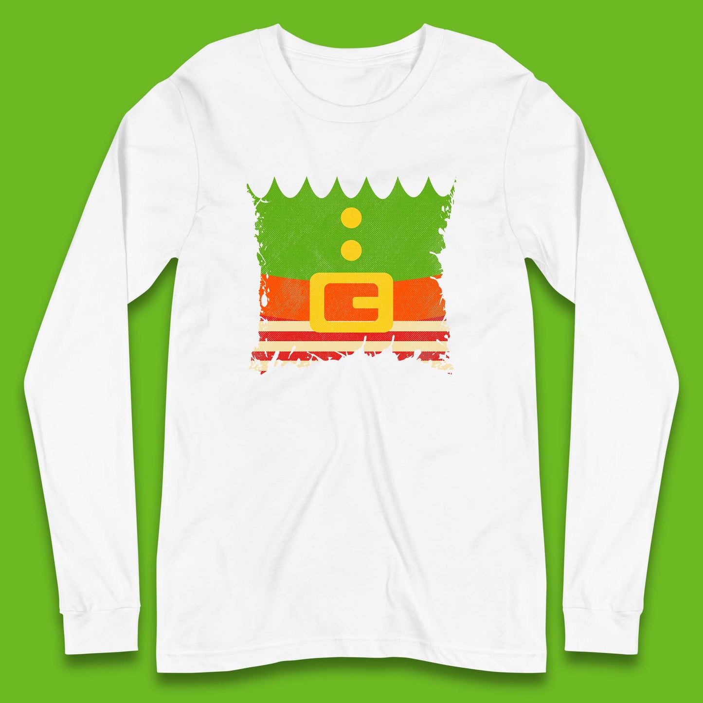 christmas santa claus dress long sleeve t shirt