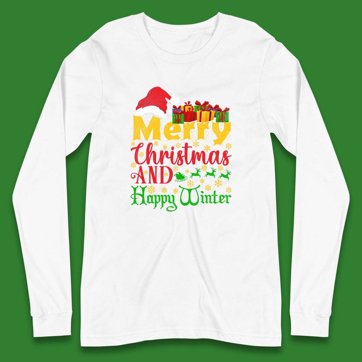 merry christmas and happy winter t shirt