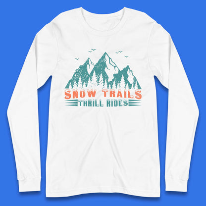 Snow Trail Thrill Rides Long Sleeve T-Shirt