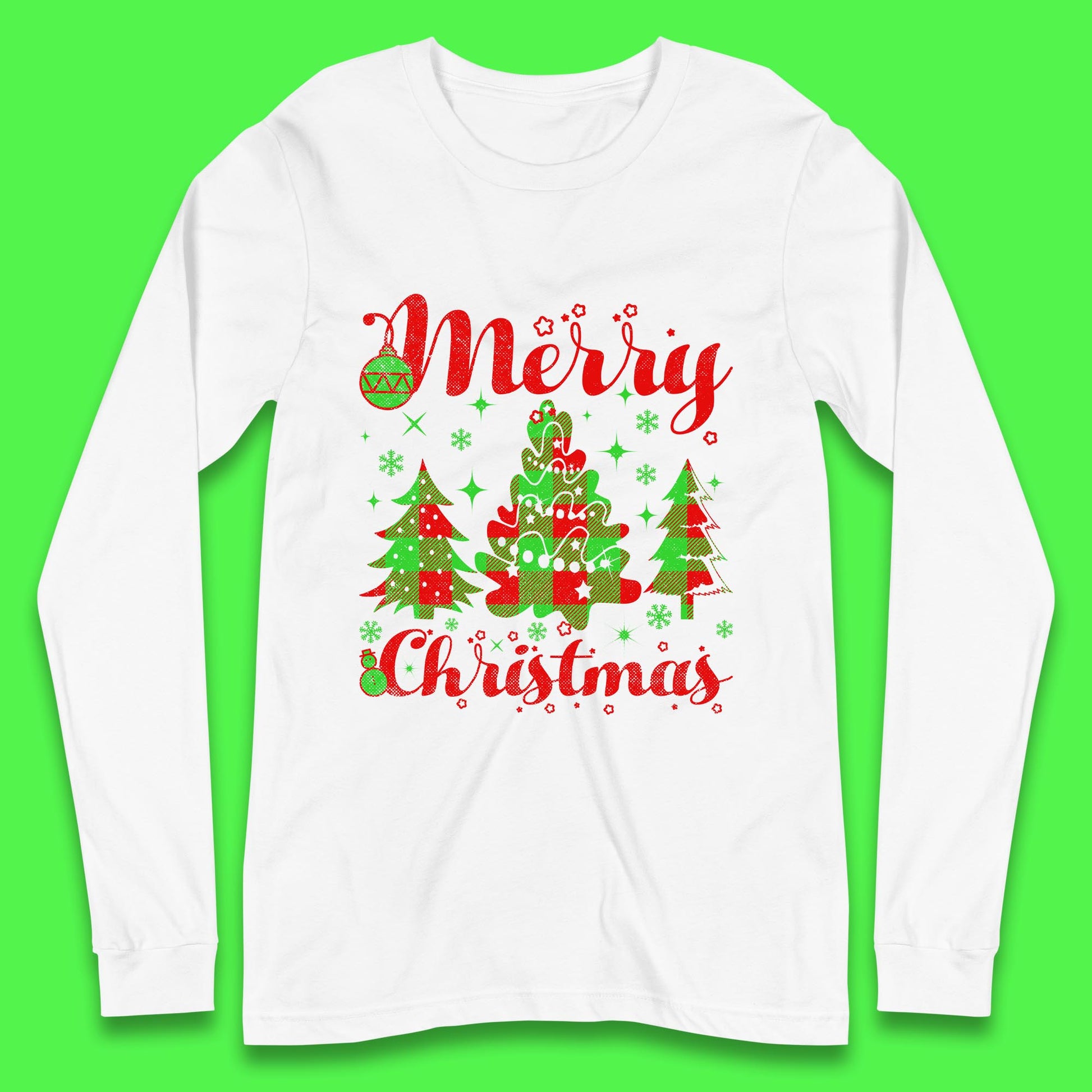 merry christmas trees t shirt