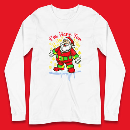 santa claus christmas long sleeve t shirt