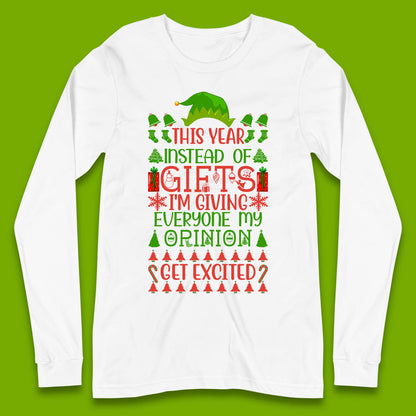chirstmas elf long sleeve t shirt