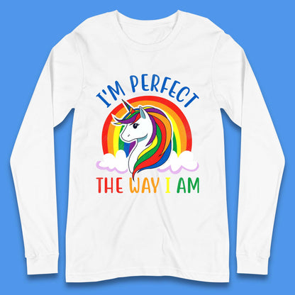 Rainbow Unicorn LGBT Pride Long Sleeve T-Shirt
