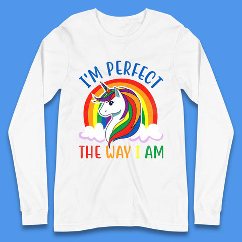 Rainbow Unicorn LGBT Pride Long Sleeve T-Shirt