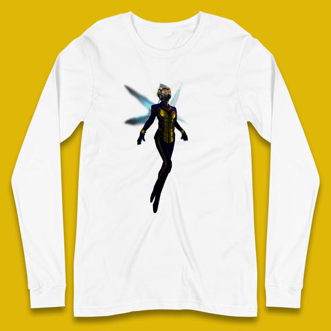 Marvel The Wasp Ant-Man Hank Pym Ghost Hope Pym Superhero Fictional Avengers Movie Character  Long Sleeve T Shirt