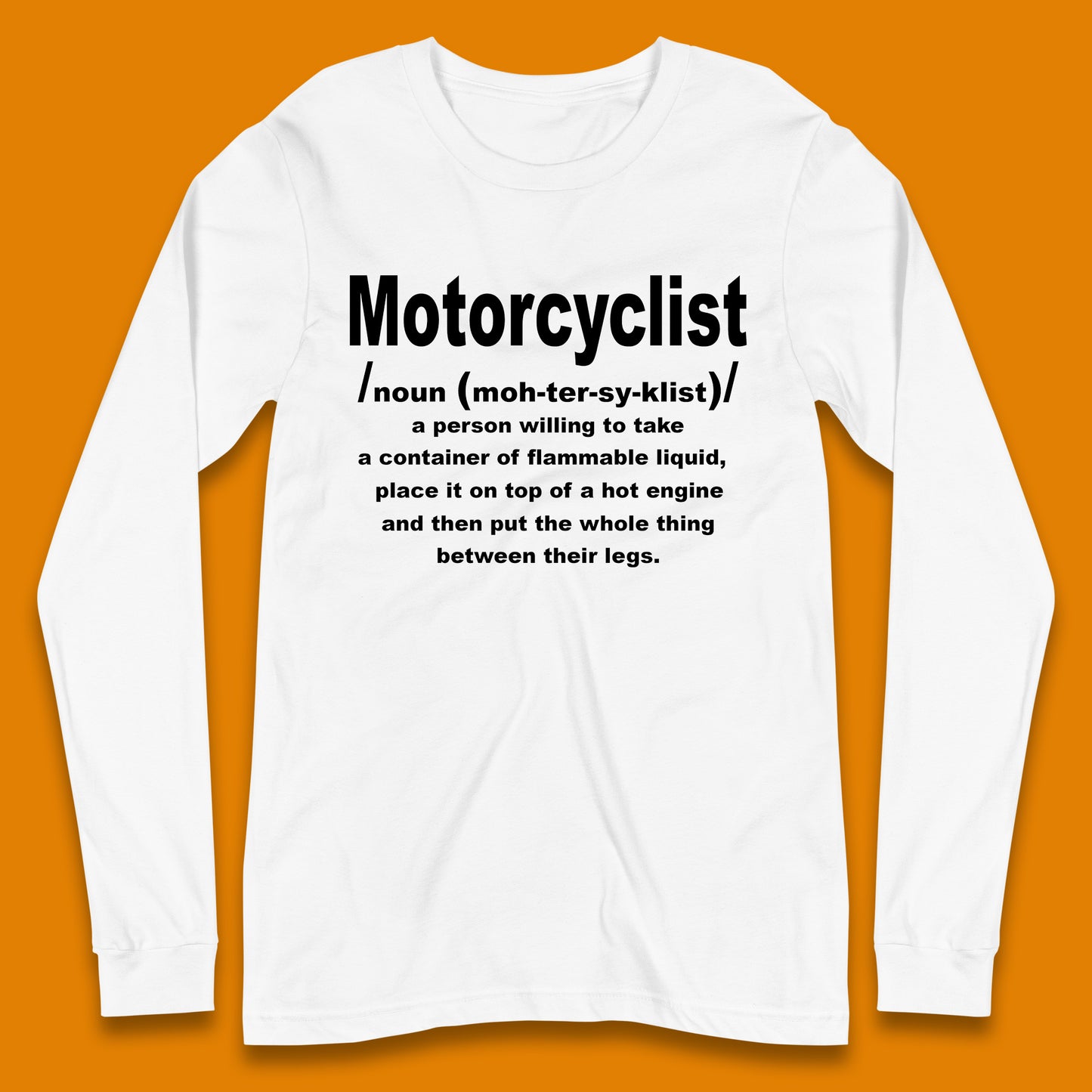 Motorcycle Long Sleeve T Shirt