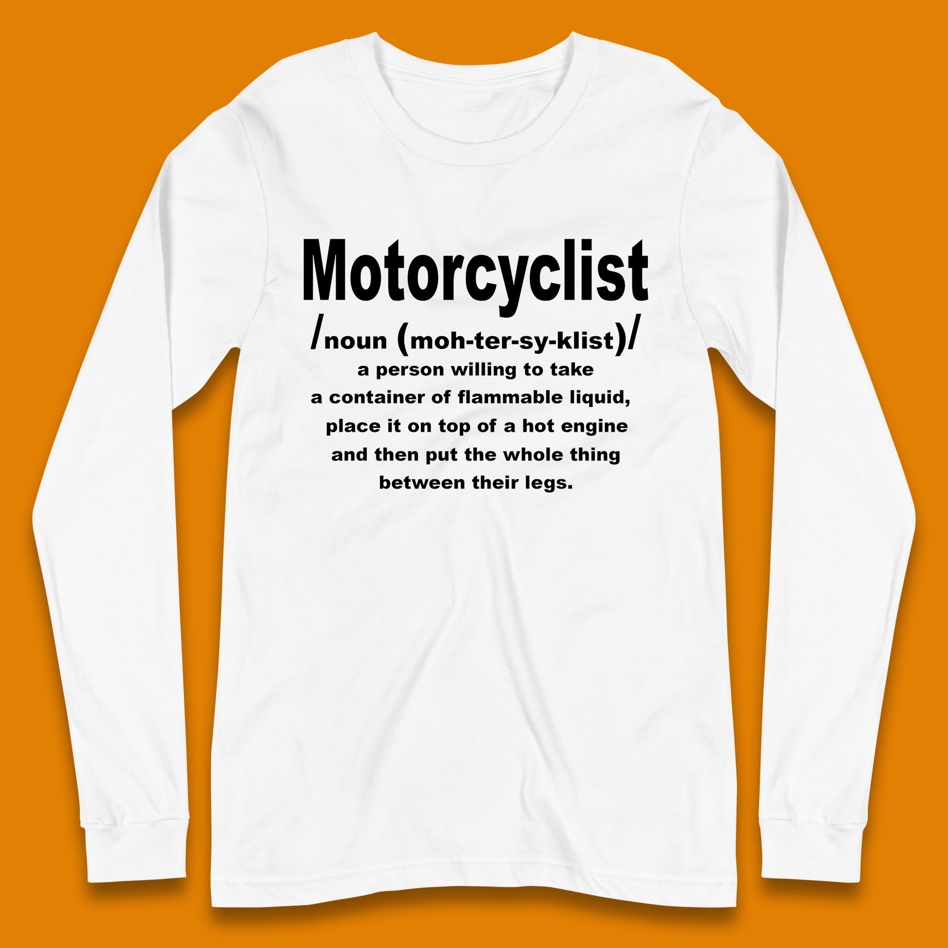 Motorcycle Long Sleeve T Shirt