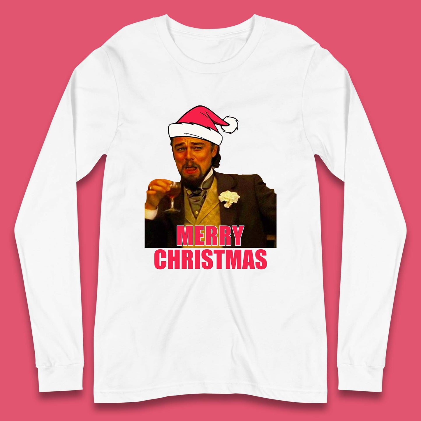 Leonardo DiCaprio Christmas Long Sleeve T-Shirt
