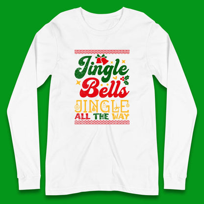 jingle bell christmas long sleeve t shirt