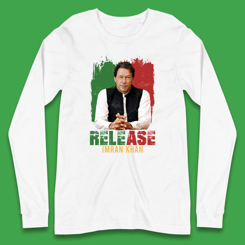 Release Imran Khan Prisoner No 804 Stand With Imran Khan Pakistan Long Sleeve T Shirt
