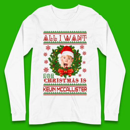 Kevin McCallister Christmas Long Sleeve T-Shirt
