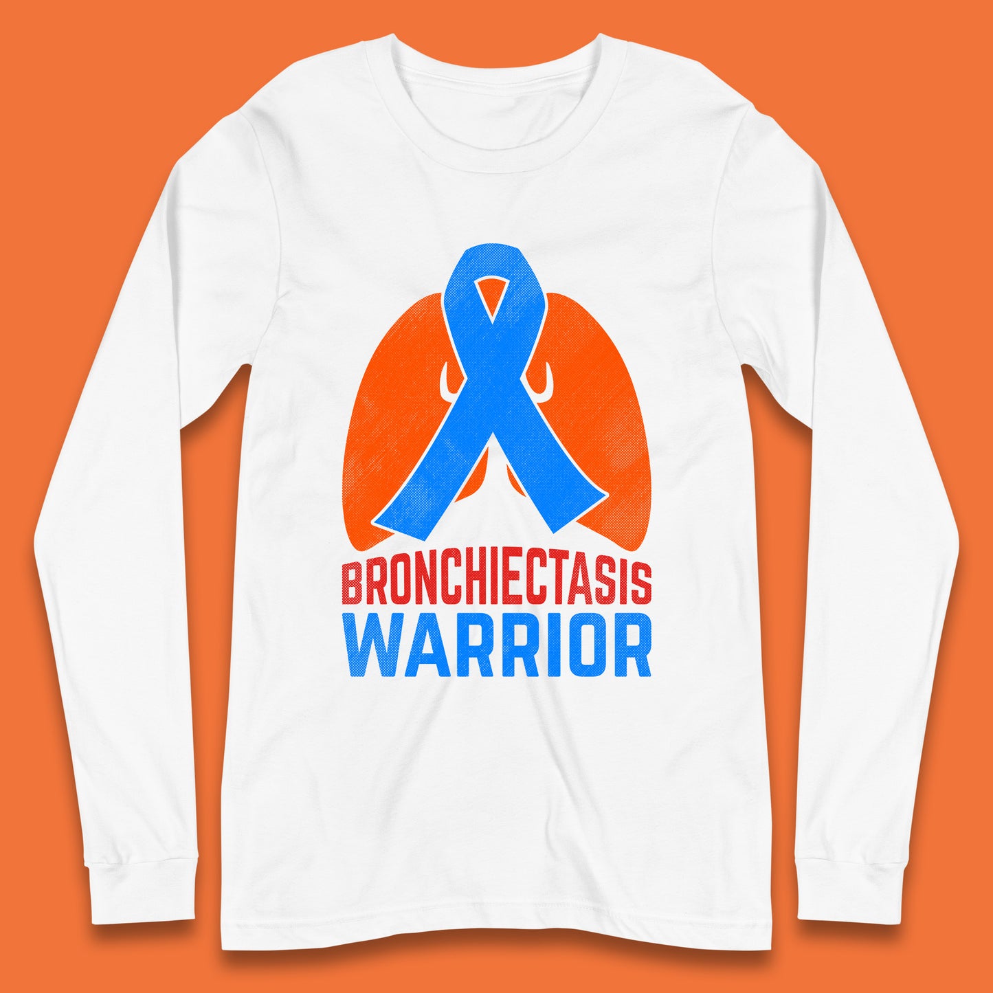 Bronchiectasis Warrior Support Unbreakable Awareness Survivor Long Sleeve T Shirt