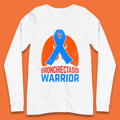 Bronchiectasis Warrior Support Unbreakable Awareness Survivor Long Sleeve T Shirt