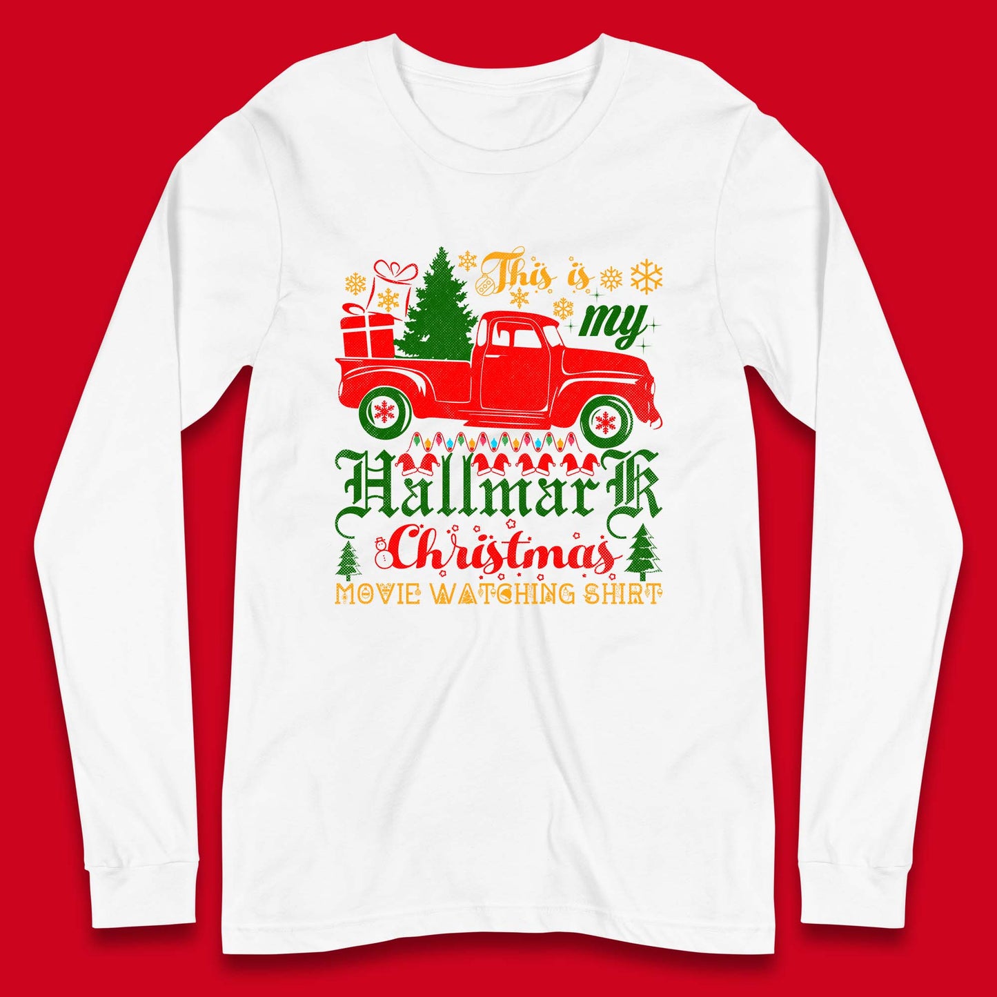 hallmark christmas movie long sleeve t shirt