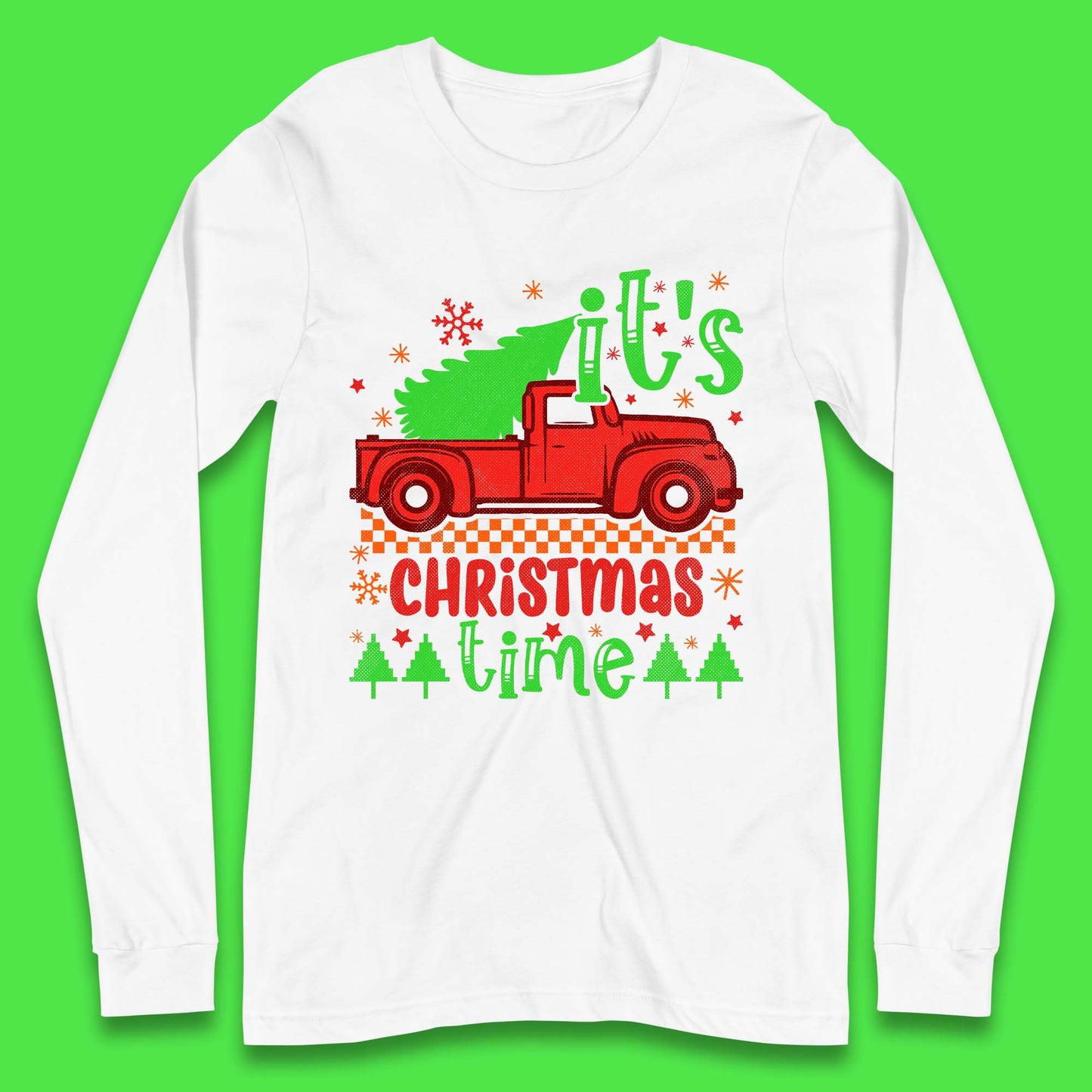 Christmas Truck Long Sleeve T-Shirt
