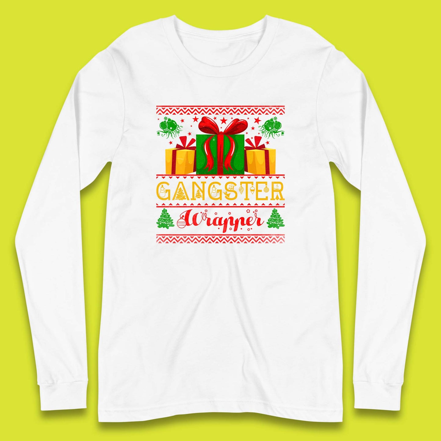gangsta wrapper long sleeve t shirt