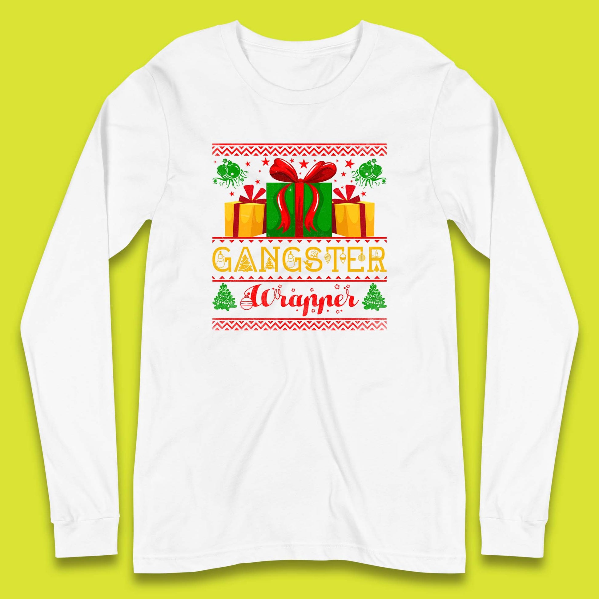 gangsta wrapper long sleeve t shirt