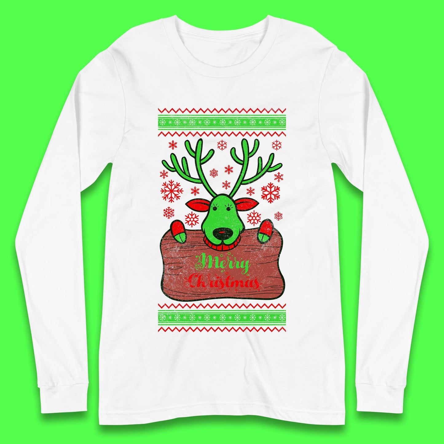 merry christmas reindeer t shirt