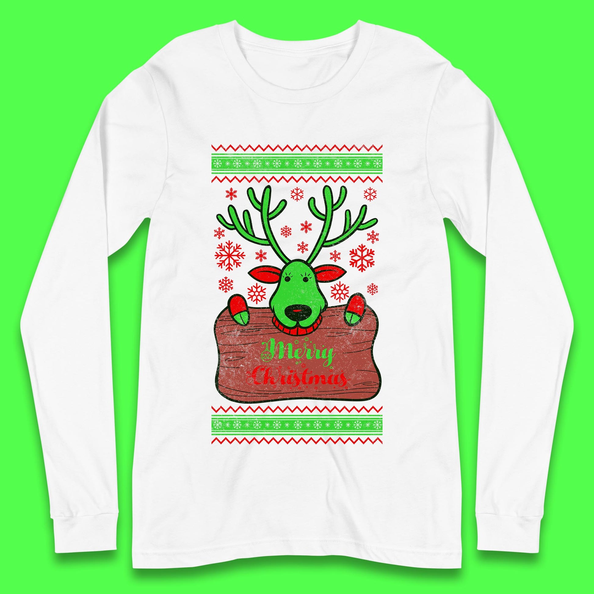 merry christmas reindeer t shirt