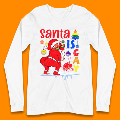 gay pride christmas long sleeve t shirt
