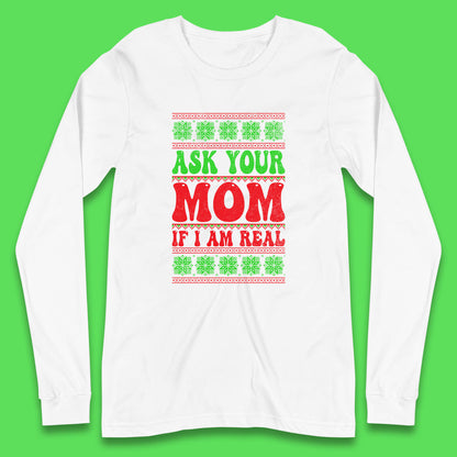 christmas santa festive long sleeve t shirt