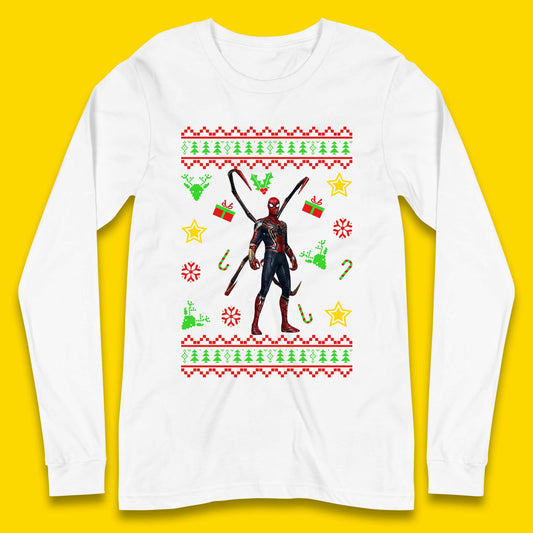 Spiderman Christmas Long Sleeve T-Shirt