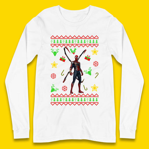Spiderman Christmas Long Sleeve T-Shirt