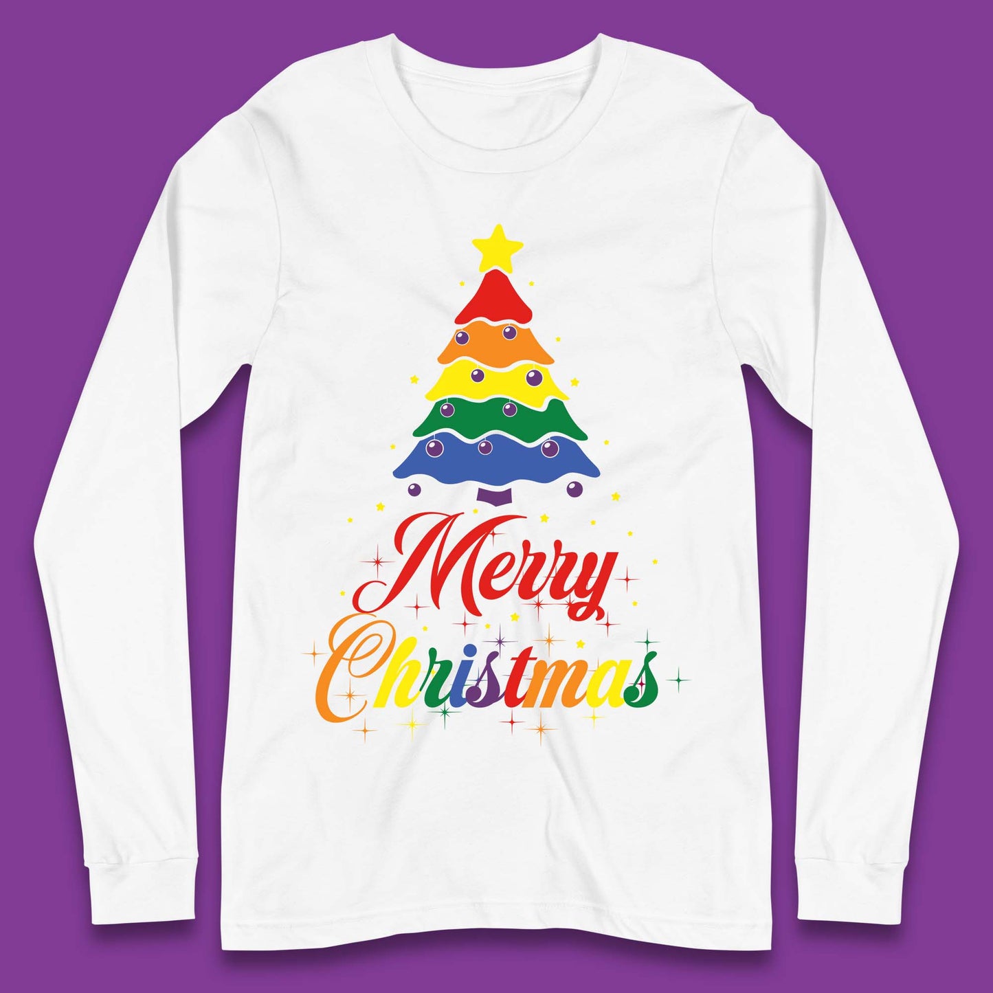 Pride Christmas Tree Long Sleeve T-Shirt