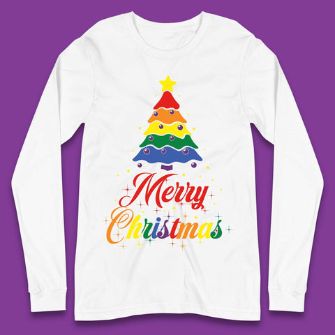 Pride Christmas Tree Long Sleeve T-Shirt