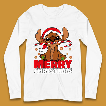 Gingerbread Stitch Christmas Long Sleeve T-Shirt