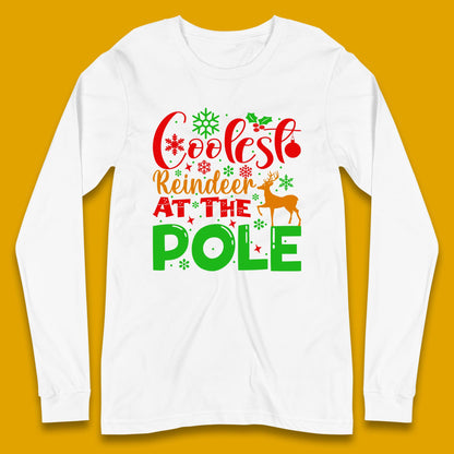 coolest reindeer long sleeve t shirt