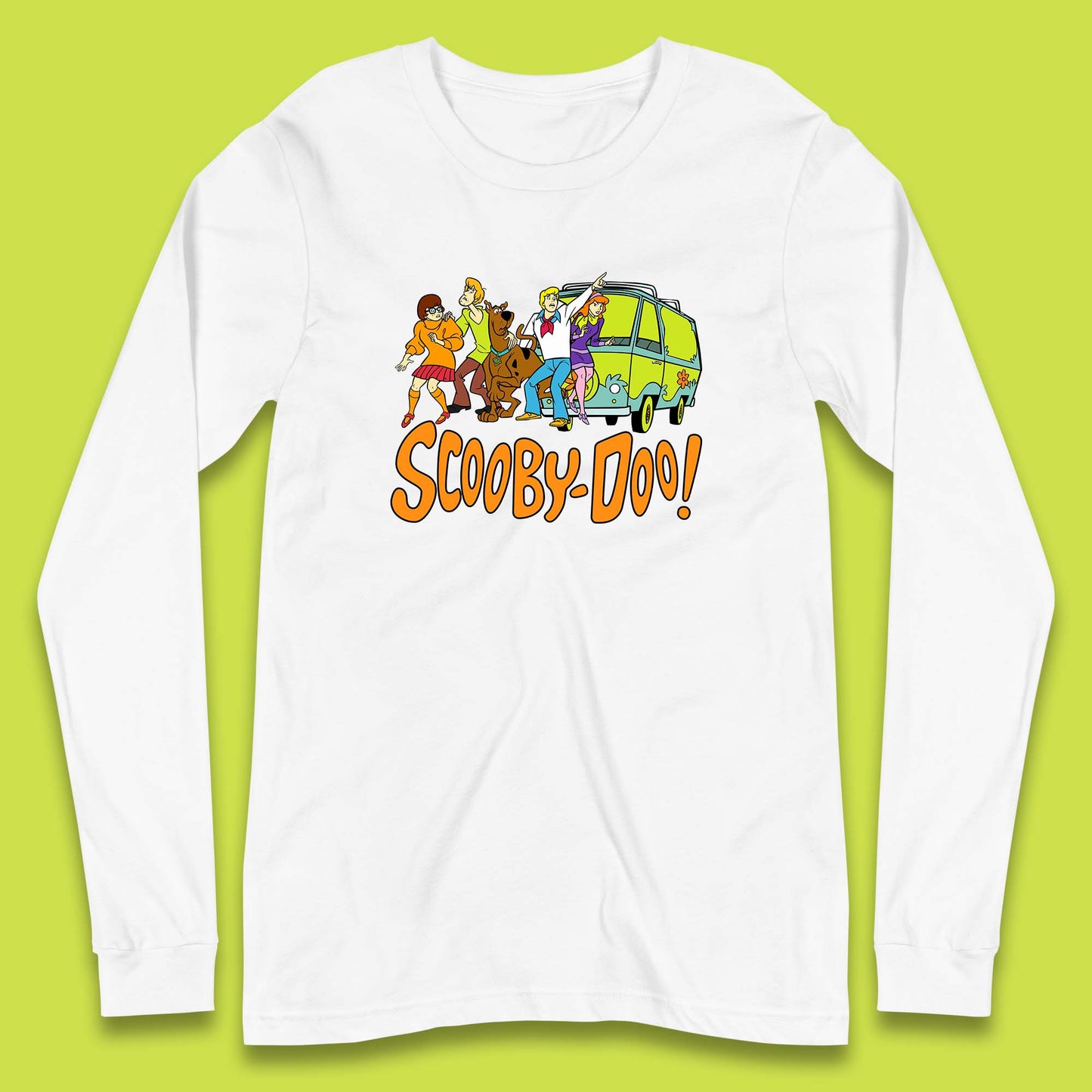 Halloween Scooby Doo & Gang Horror Van Scary Mystery Machine Long Sleeve T Shirt