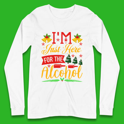 christmas drinking party long sleeve t shirt