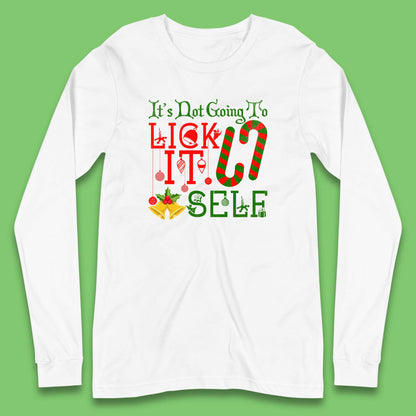 funny christmas candy cane long sleeve t shirt