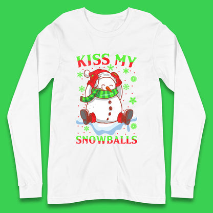 snowman long sleeve t shirt