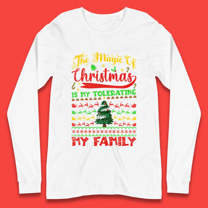 christmas quote long sleeve t shirt