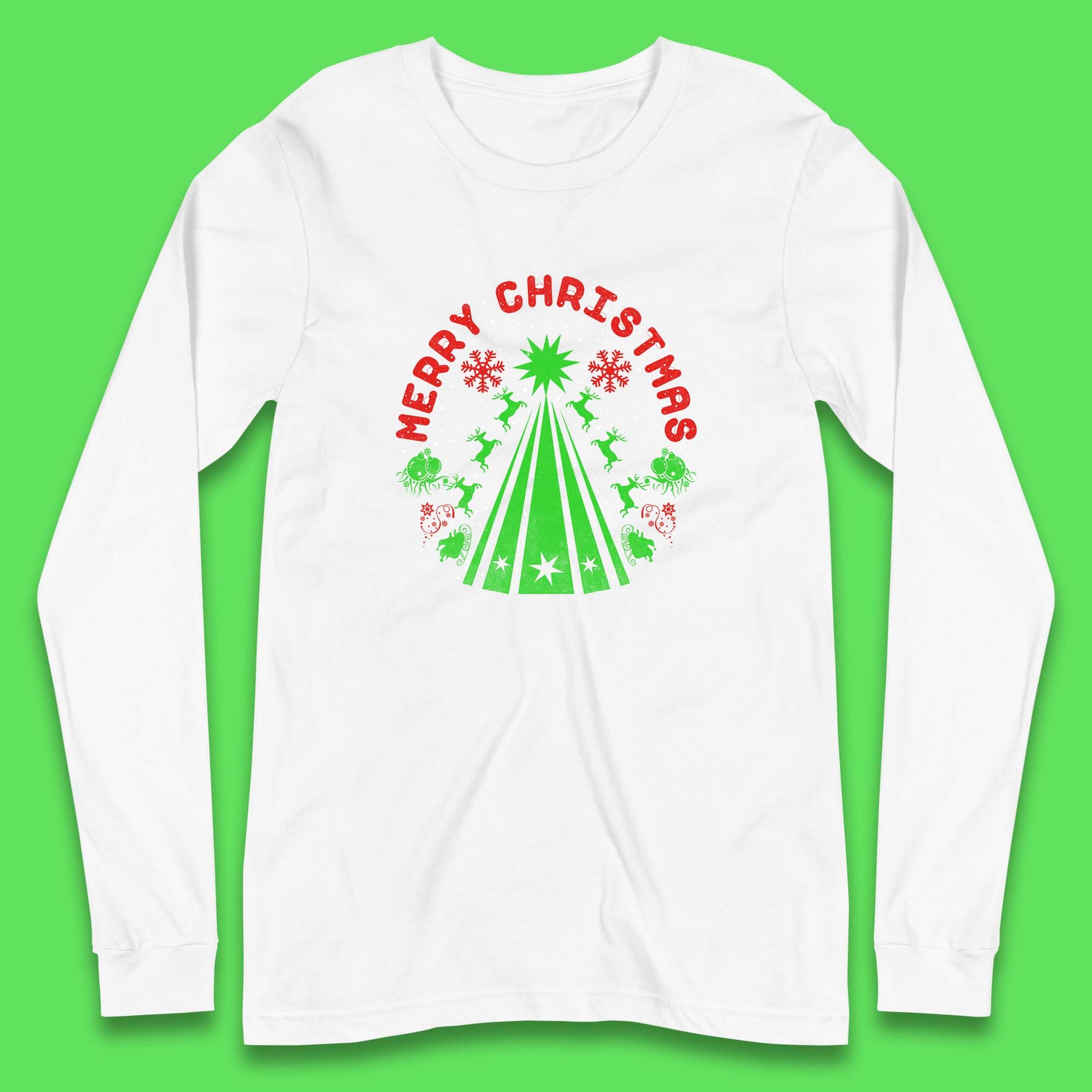 merry christmas reindeers t shirt