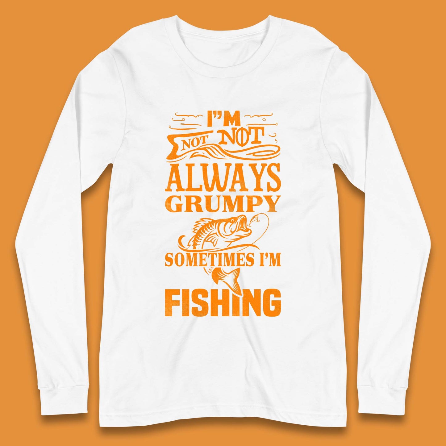 Grumpy Fisherman Long Sleeve T-Shirt