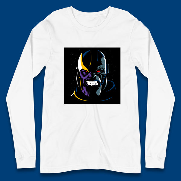 Thanos Comic Book Supervillain Fictional Characters Avengers Endgame Marvel Villian Long Sleeve T Shirt