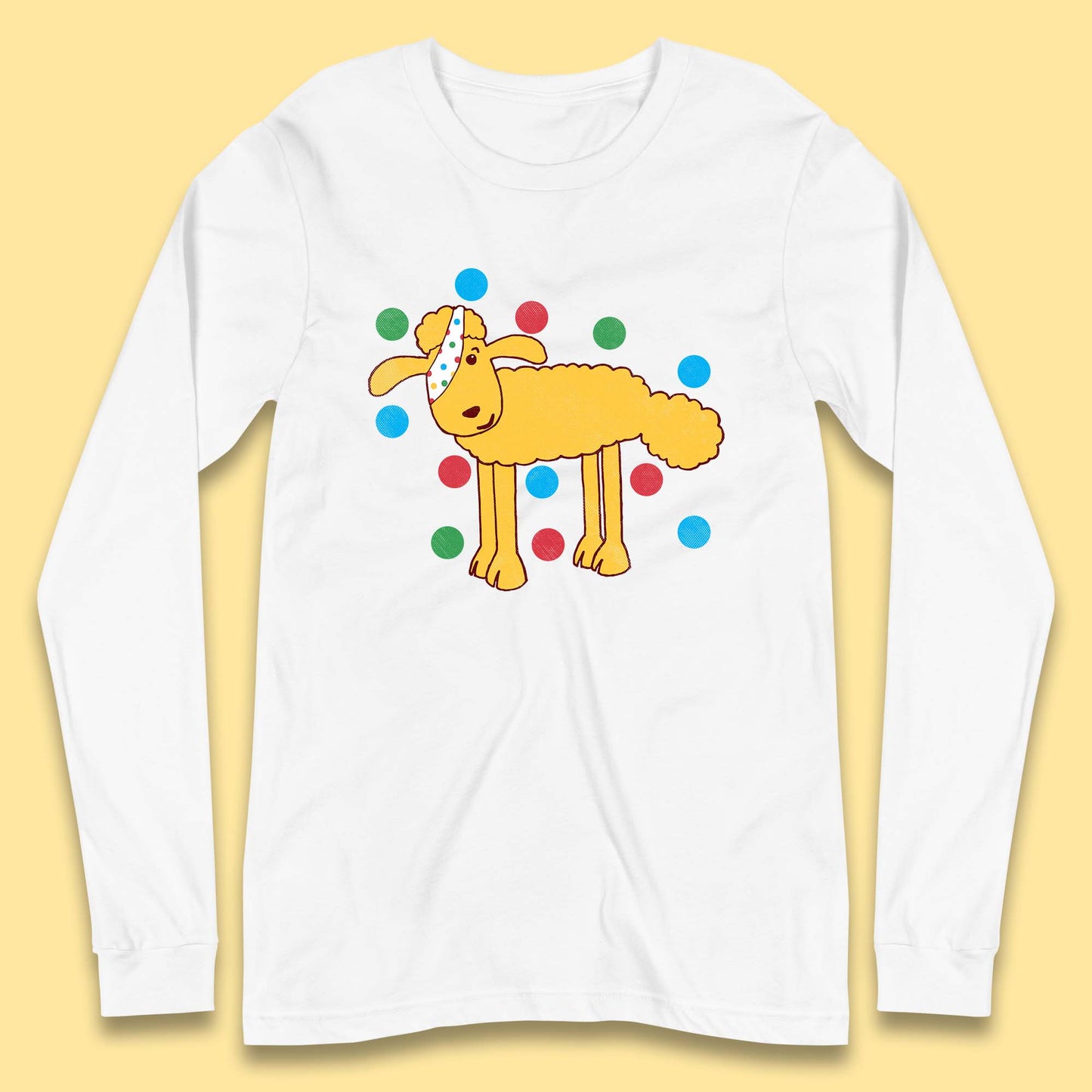Spotty Pudsey Sheep Children In Need Dotty Spot Charity Raising Pudsey Sheep Long Sleeve T Shirt